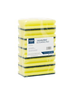 Yellow Dishwashing Sponge